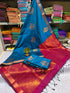 Blue and Maroon Kanjivaram Silk Sarees KS -13