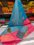 Light Blue and Pink Kanjivaram Silk Sarees KS – 25