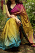 Beautiful Multi color Designer Silk Printed Sari DS-1001