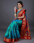 Beautiful Sky Blue Color Designer Silk Printed Sari DS-1008