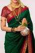 Stunning Green colored Designer Silk Printed Sari DS-1032