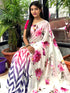 Stylish Multi Colour Linen Digital Printed Saree LS-111