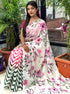 Awesome Multi Color Linen Digital Printed Saree LS-112