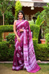 New Looking Pink Color Linen Digital Printed Saree LS-114