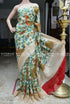 Elegant multi colour Linen Digital Printed Saree LS-134