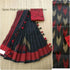 Awesome Black colour Linen Digital Printed Saree LS-152