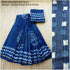 Catchy Blue Colored Digital Printed Saree LS-165