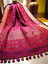 Awesome Pink Colored Digital Printed Saree  LS-180