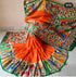Elegant Multi Color Linen Digital Printed Saree LS-190