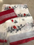 Stylish White Colour Linen Digital Printed Saree LS-205
