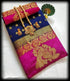 Blue and pink Colored kanjivaram silk Saree KS-01