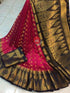 Pink Colored kanjivaram silk Saree KS-07